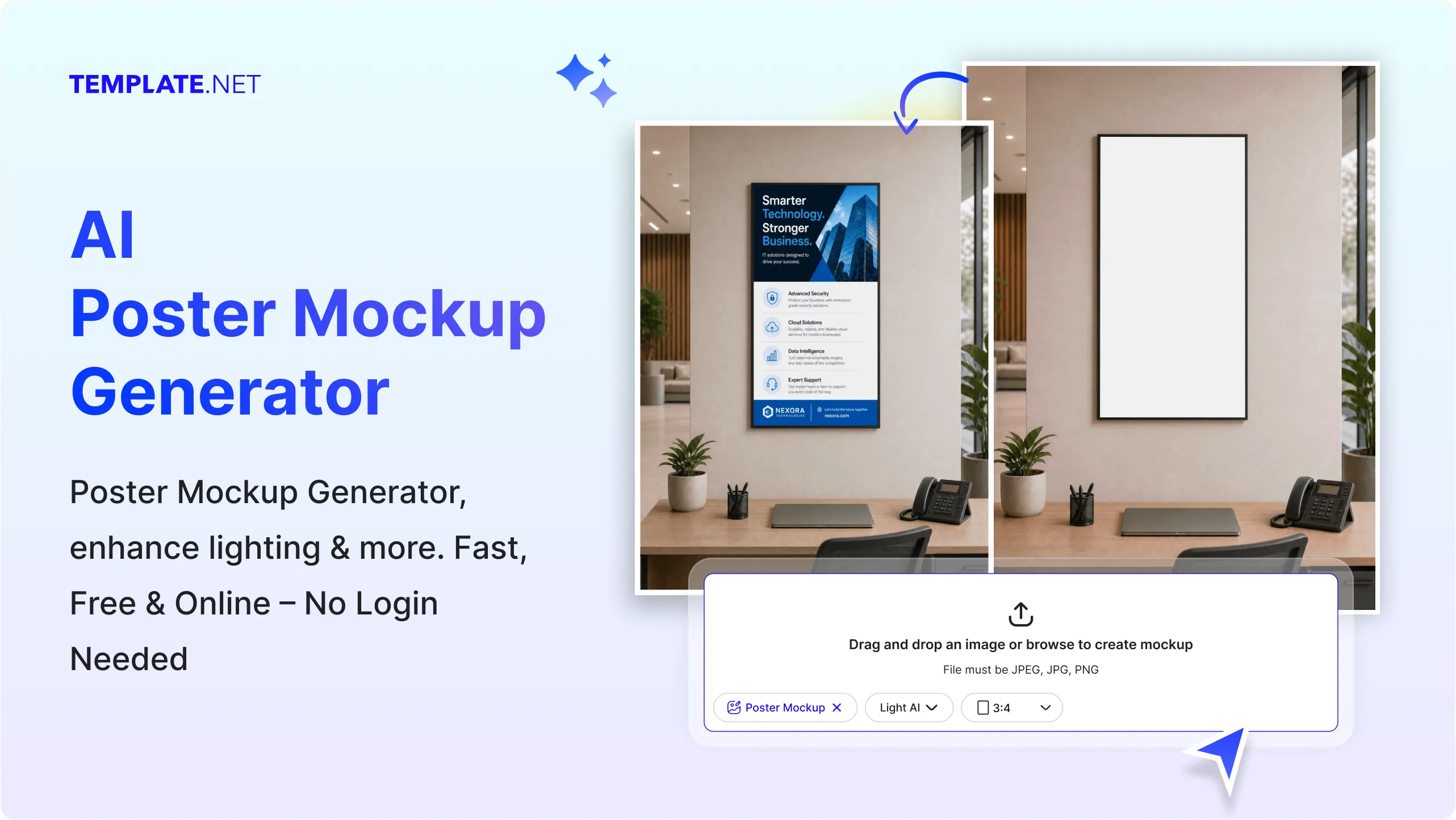 Free AI Poster Mockup Generator, AI Poster Mockup Maker